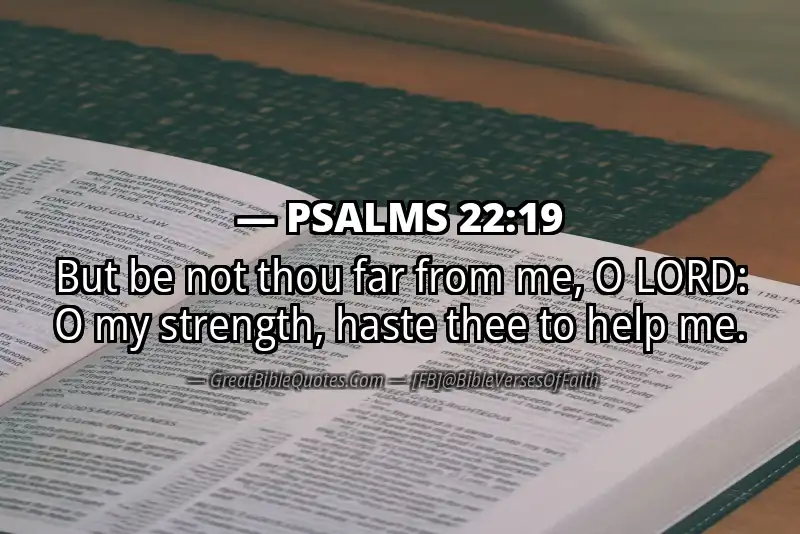 PSALMS 22:19 Verse