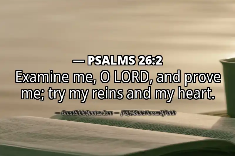 PSALMS 26:2 Verse