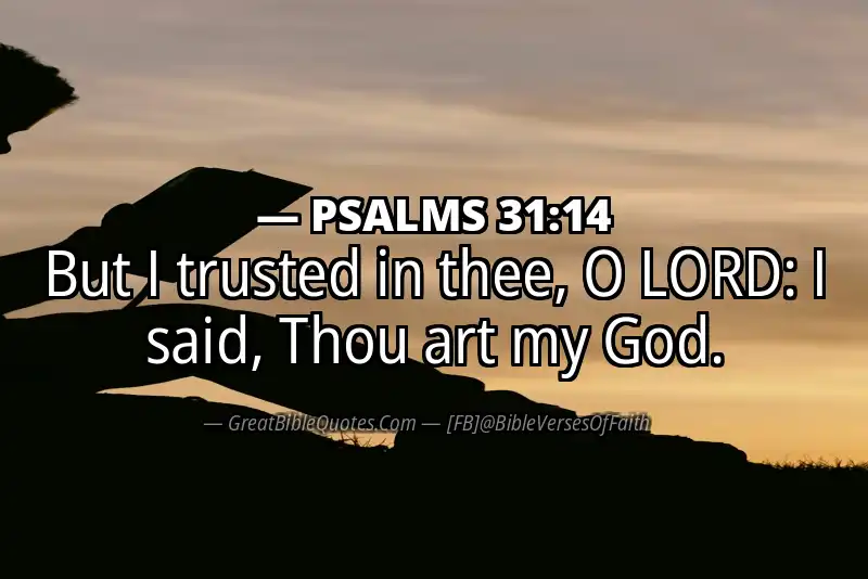 PSALMS 31:14 Verse
