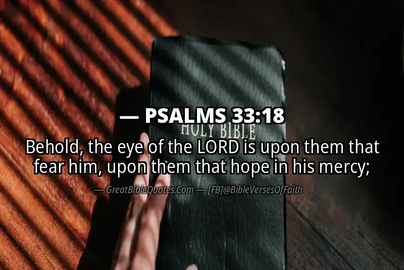 Image for PSALMS 33:18 Bible verse