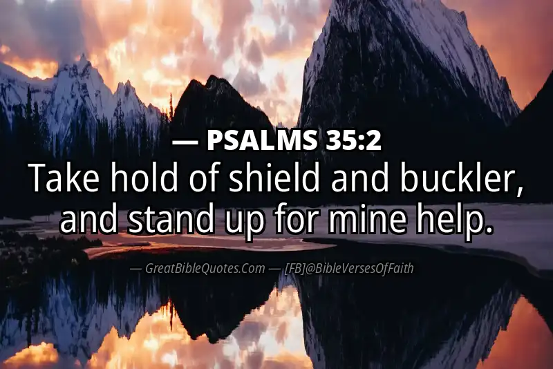 PSALMS 35:2 Verse