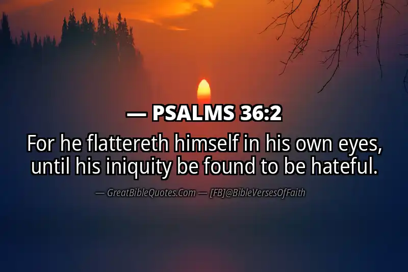 PSALMS 36:2 Verse Image