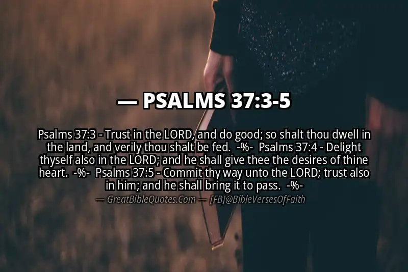 Image for PSALMS 37:3-5 Bible verse