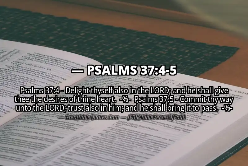 Image for PSALMS 37:4-5 Bible verse