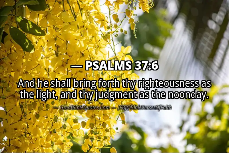 PSALMS 37:6 Verse