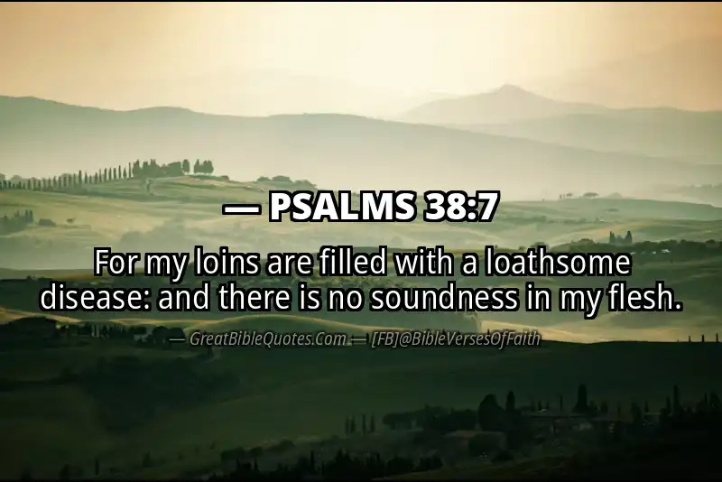 PSALMS 38:7 Verse