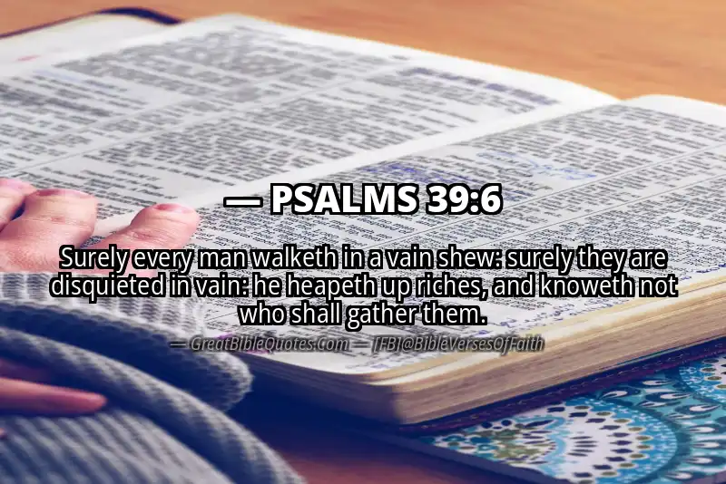 PSALMS 39:6 Verse