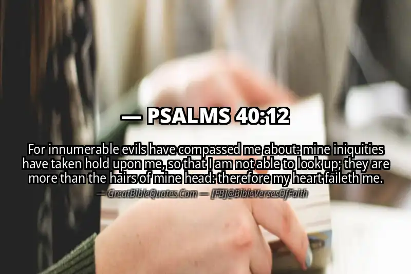 PSALMS 40:12 Verse