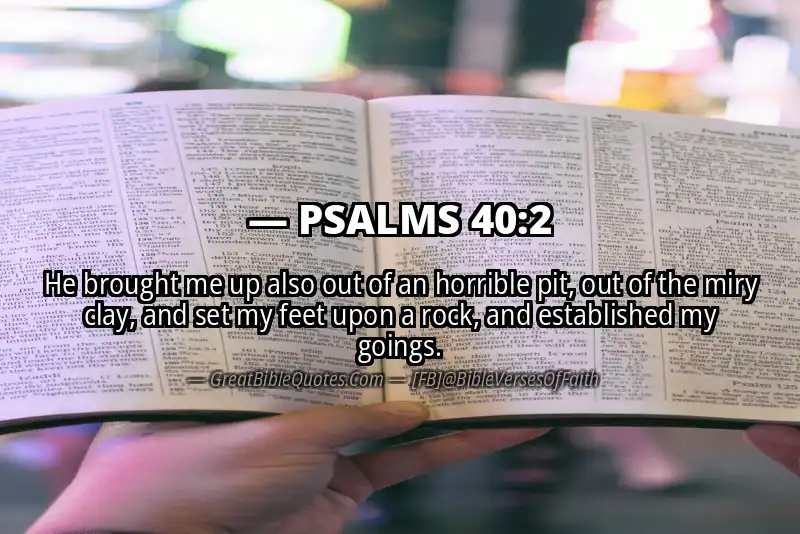 PSALMS 40:2 Verse