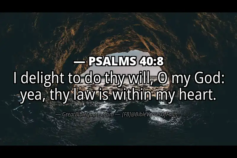 PSALMS 40:8 Verse Image
