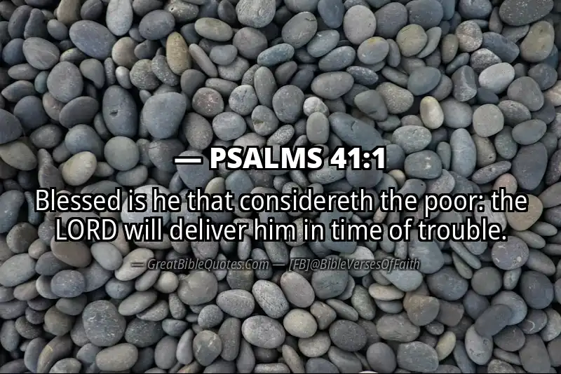 PSALMS 41:1 Verse