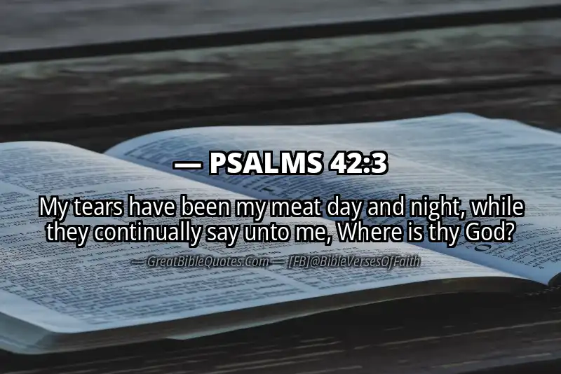 PSALMS 42:3 Verse