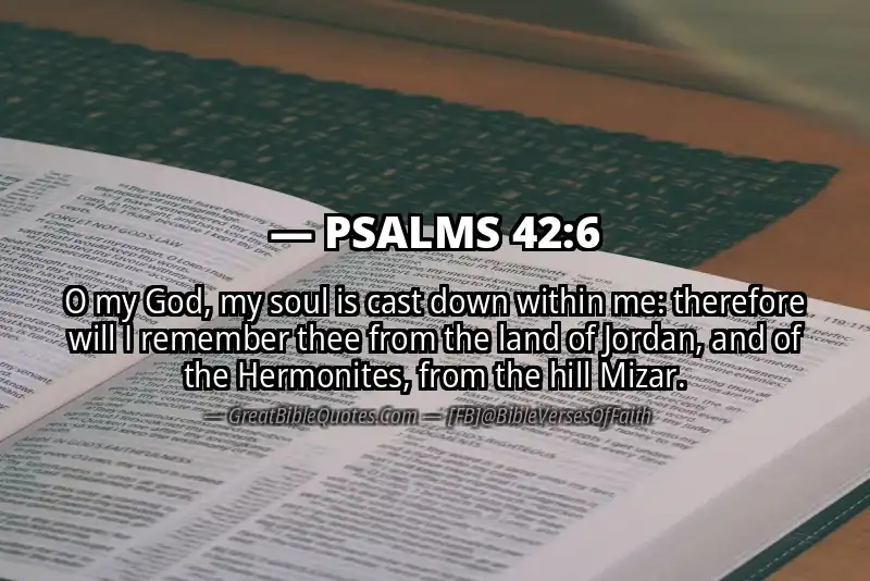 PSALMS 42:6 Verse