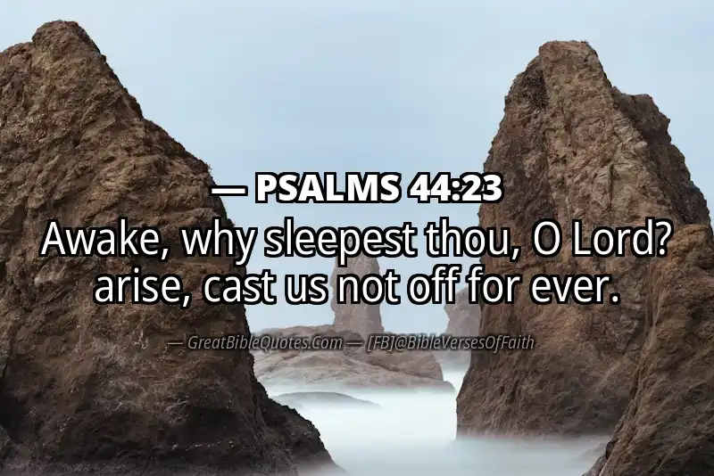 PSALMS 44:23 Verse