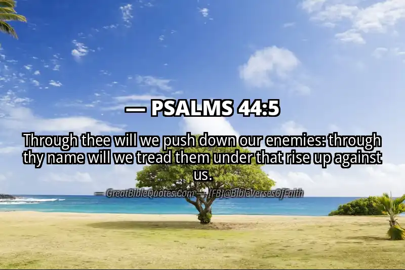 PSALMS 44:5 Verse
