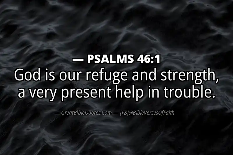 PSALMS 46:1 Verse Image