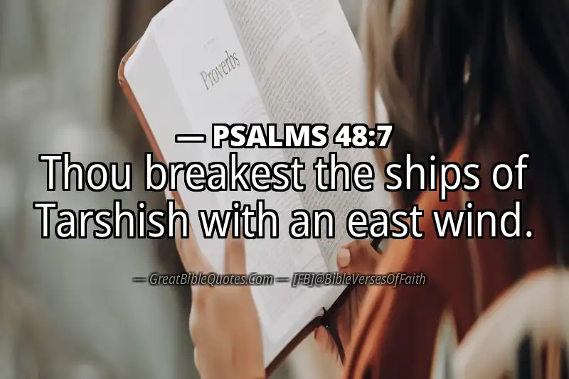 PSALMS 48:7 Verse