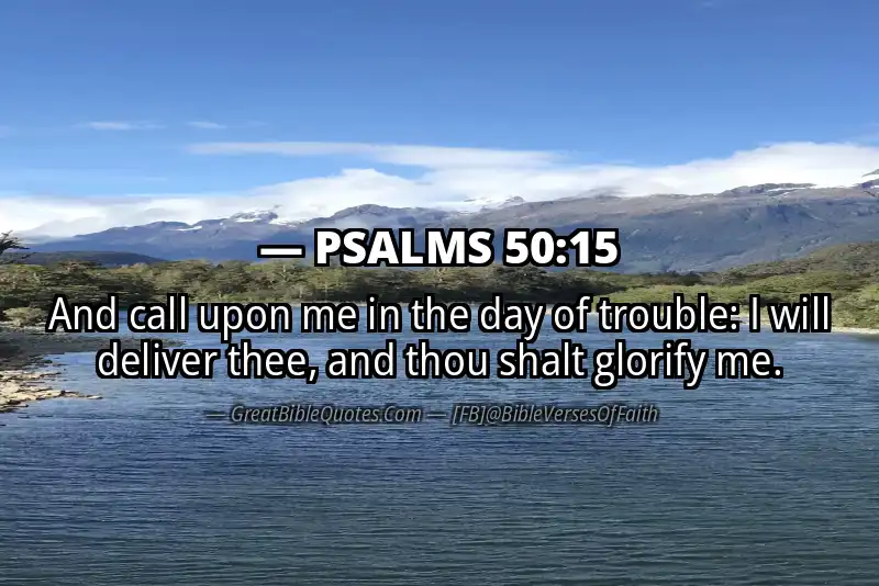 PSALMS 50:15 Verse