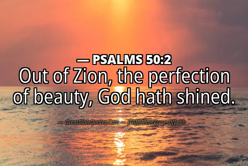 PSALMS 50:2 Verse