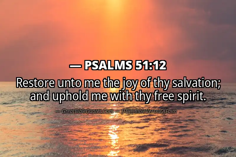 PSALMS 51:12 Verse