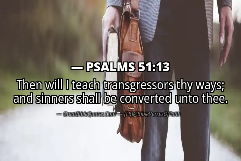 PSALMS 51:13 Verse Image