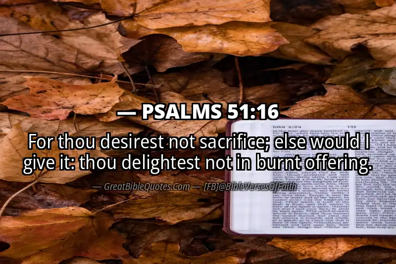 PSALMS 51:16 Verse