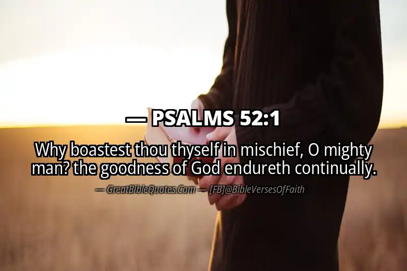 PSALMS 52:1 Verse