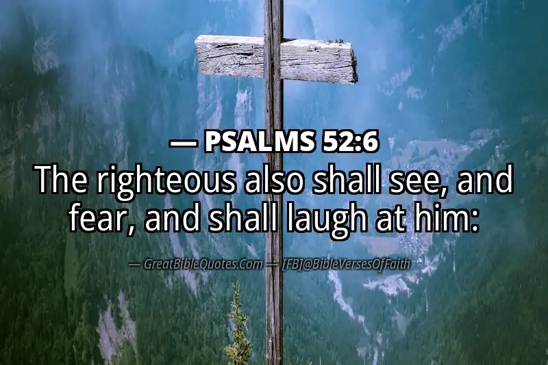 PSALMS 52:6 Verse