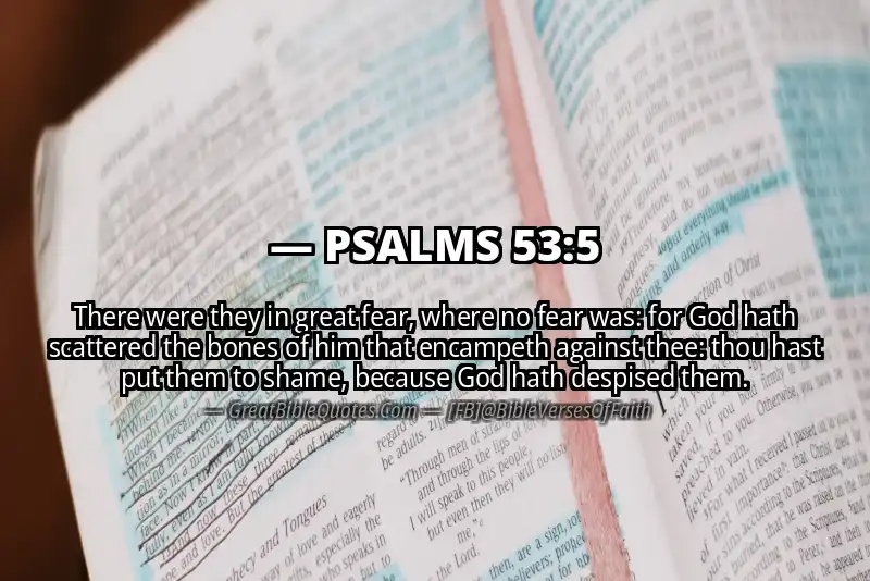 PSALMS 53:5 Verse