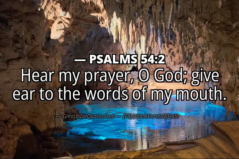 PSALMS 54:2 Verse