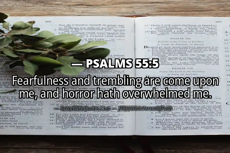 PSALMS 55:5 Verse