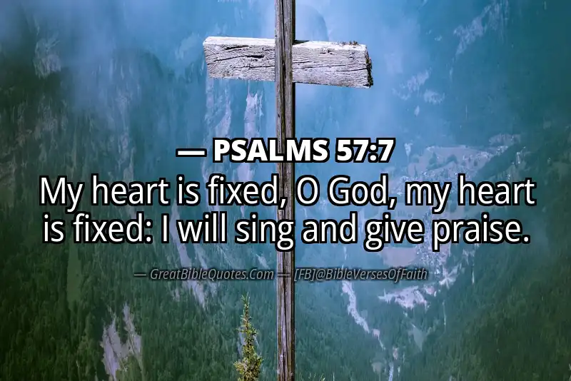 PSALMS 57:7 Verse Image