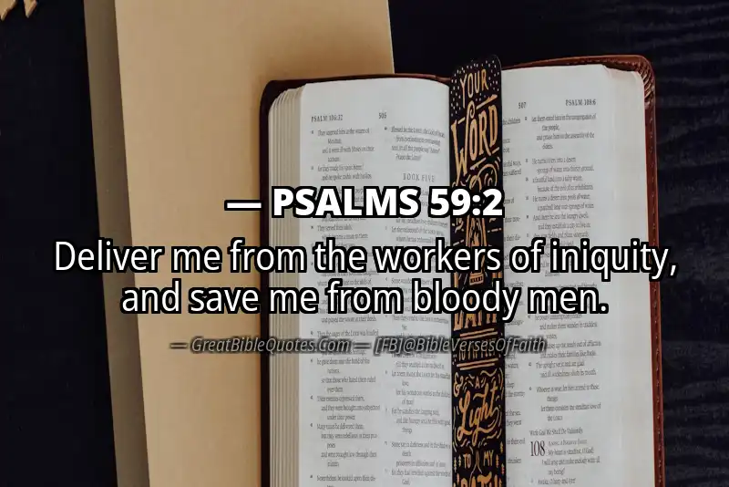 PSALMS 59:2 Verse