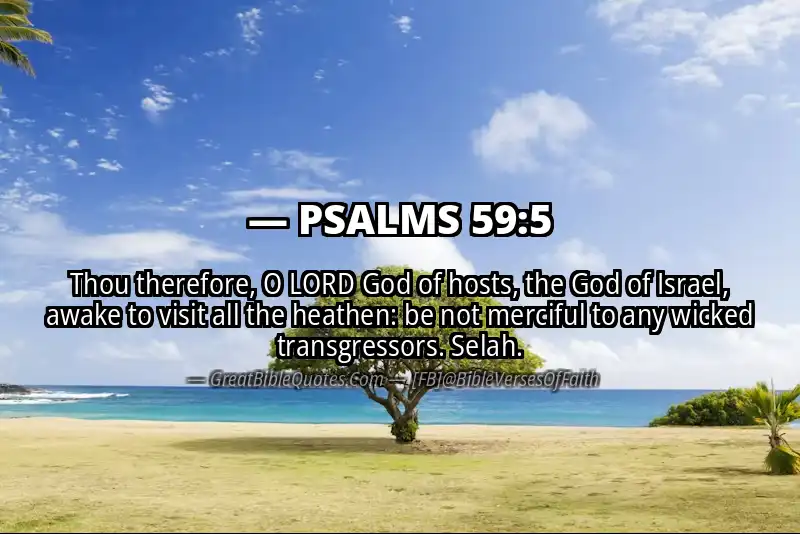 PSALMS 59:5 Verse