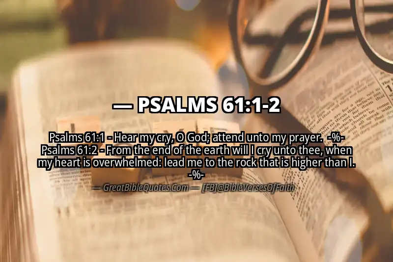 Image for PSALMS 61:1-2 Bible verse