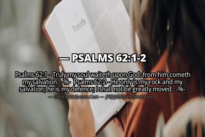 Image for PSALMS 62:1-2 Bible verse