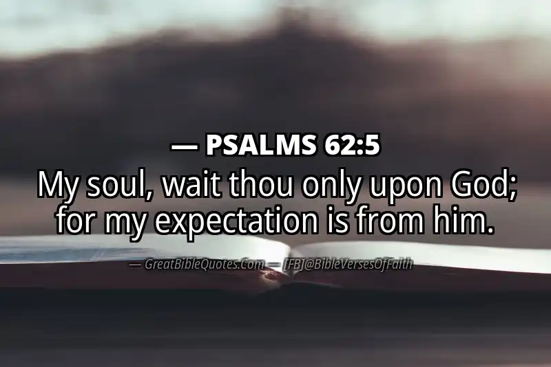 PSALMS 62:5 Verse