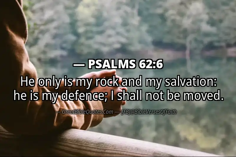 PSALMS 62:6 Verse