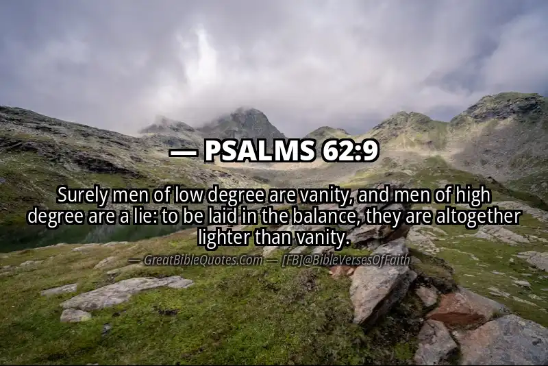 PSALMS 62:9 Verse