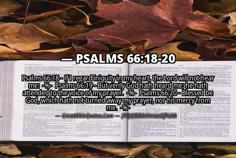 Image for PSALMS 66:18-20 Bible verse