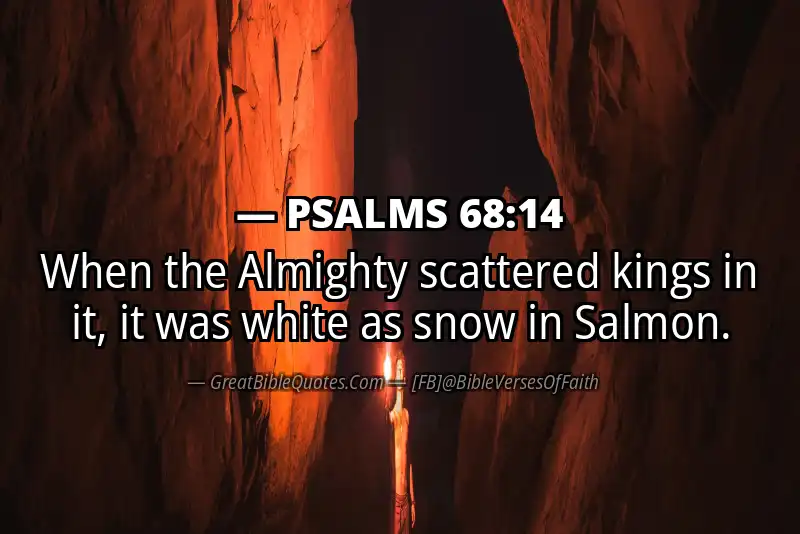 PSALMS 68:14 Verse
