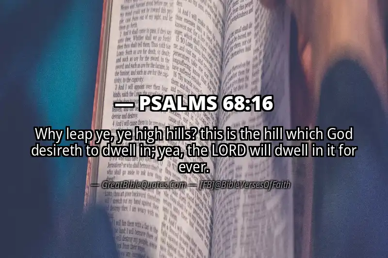 PSALMS 68:16 Verse