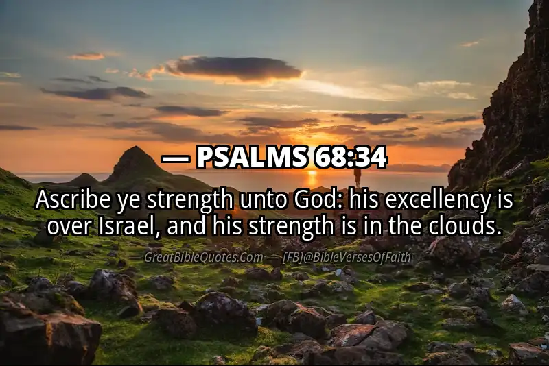 PSALMS 68:34 Verse Image