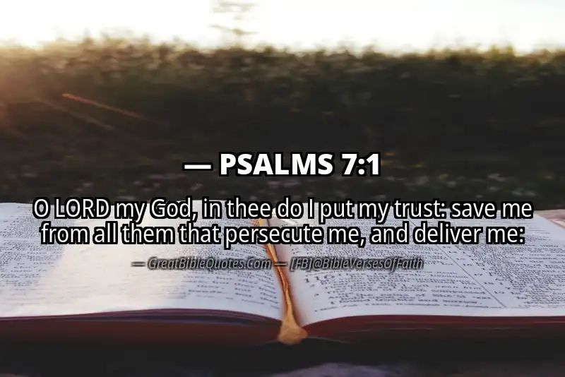 PSALMS 7:1 Verse
