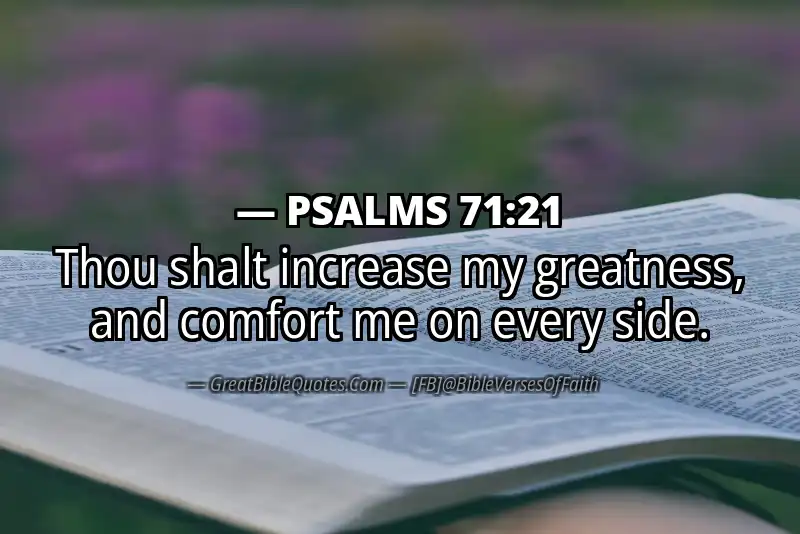 PSALMS 71:21 Verse