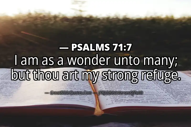 PSALMS 71:7 Verse