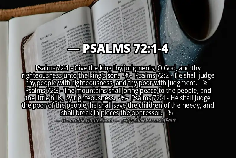 Image for PSALMS 72:1-4 Bible verse