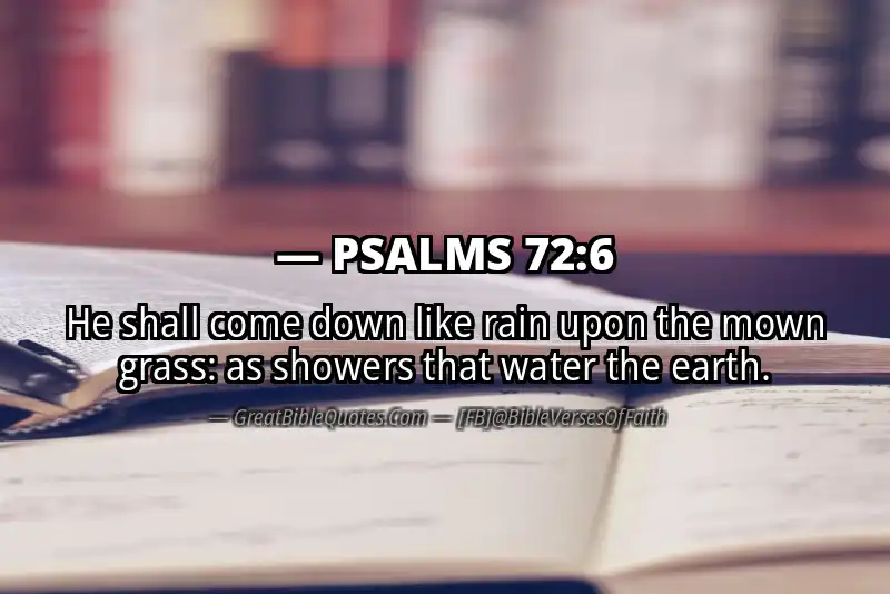 PSALMS 72:6 Verse
