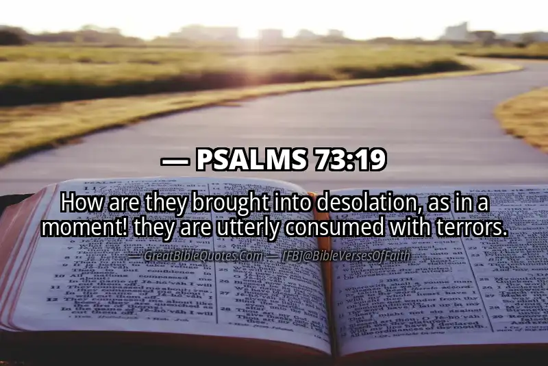 PSALMS 73:19 Verse Image