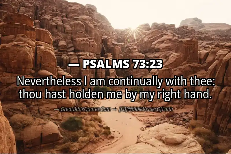 PSALMS 73:23 Verse